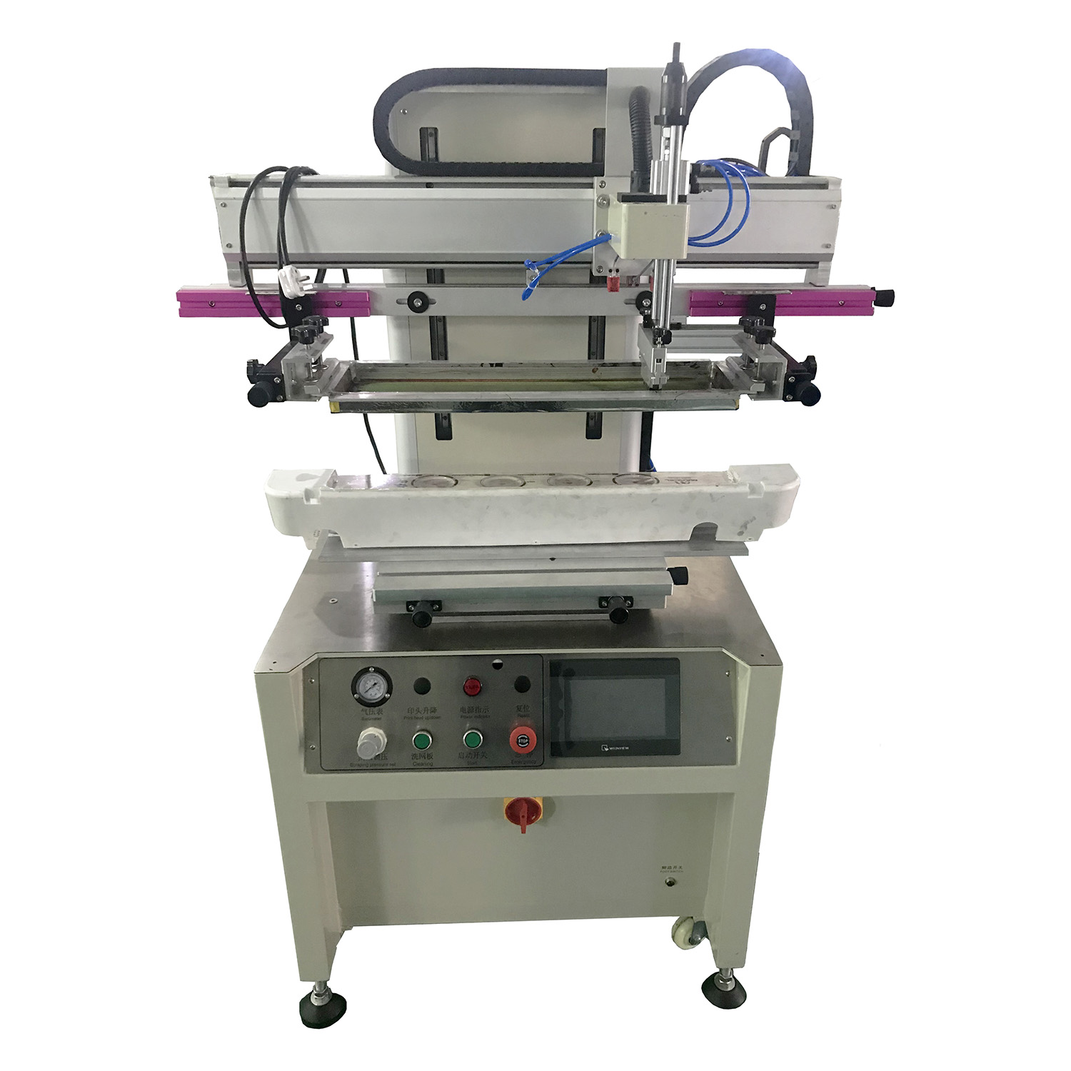 Машина трафаретной печати для панели управления стиральной машиной
