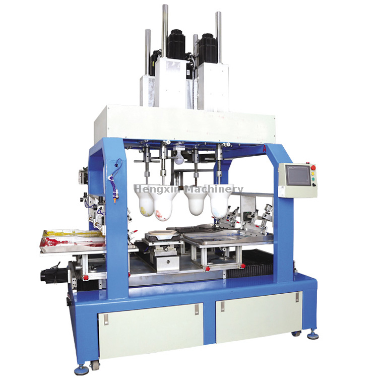 Машина для печати на фарфоровой посуде с четырьмя цветами (HX-350-4P)